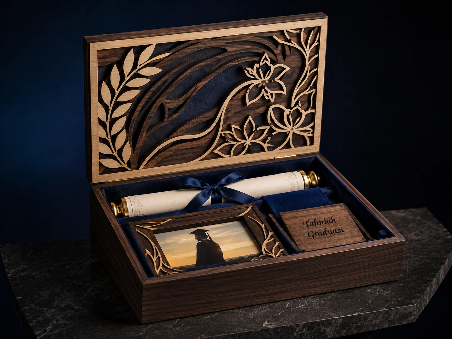 Premium custom wooden gift by Avant Garde Vision
