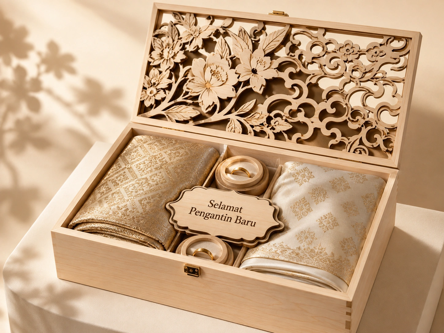 Custom woodcraft gift made in Johor