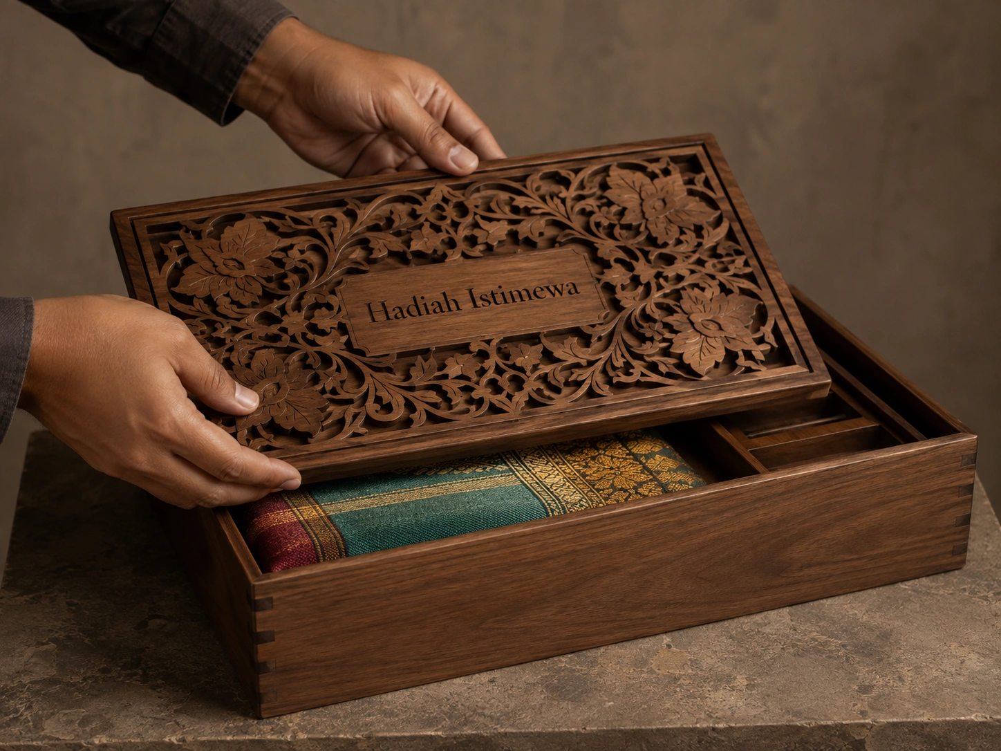 Exclusive customised wooden presentation gift